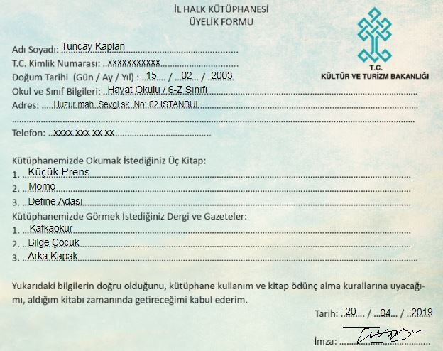 6. ETKİNLİK