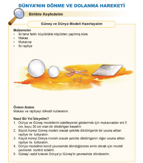 dünyanın dönme ve dolanma hareketleri