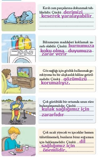 3. Sınıf Fen Bilimleri Tuna Yayınları Ders Kitabı Sayfa 51 Cevapları