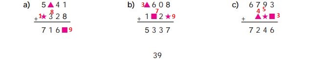 Matematik Ders Kitabı Sayfa 39 Cevapları