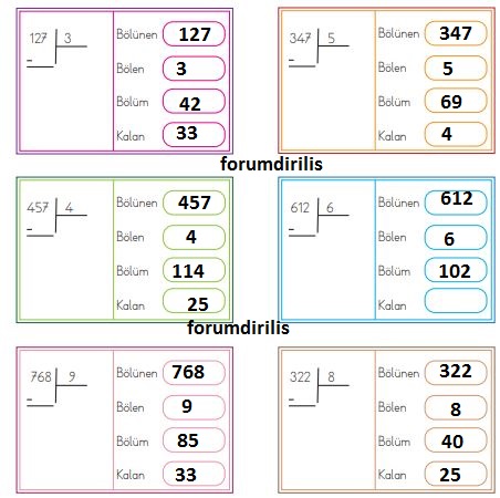 4. Sınıf Matematik Ders Kitabı 103. Sayfa Cevapları MEB Yayınları