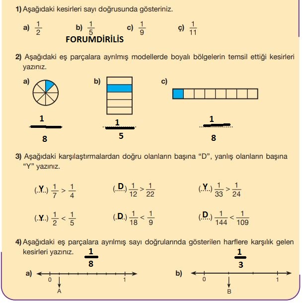 5. Sınıf Matematik Ders Kitabı 89. Sayfa Cevapları