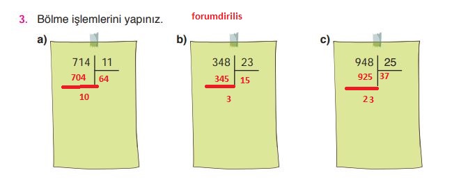 4. Sınıf Ata Yayınları Matematik 99. Sayfa Cevapları