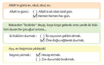 6. Sınıf Türkçe Ders Kitabı Ekoyay Yayınları 85. Sayfa Cevapları