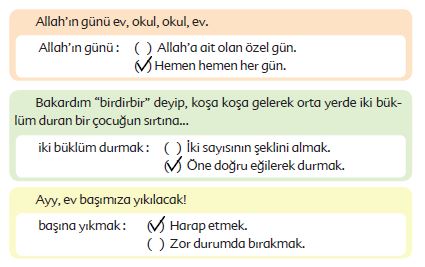6. Sınıf Türkçe Ders Kitabı Ekoyay Yayınları 85. Sayfa Cevapları