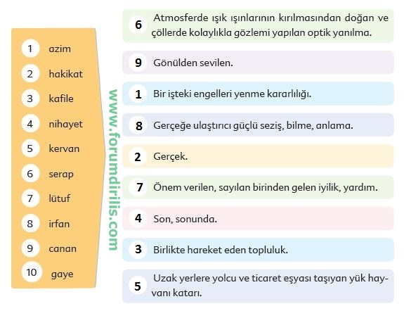 6. Sınıf Türkçe Ders Kitabı Ekoyay Yayınları 118. Sayfa Cevapları