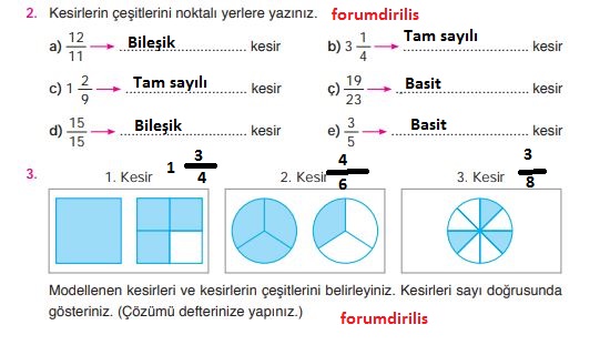 4. Sınıf Ata Yayınları Matematik 125. Sayfa Cevapları