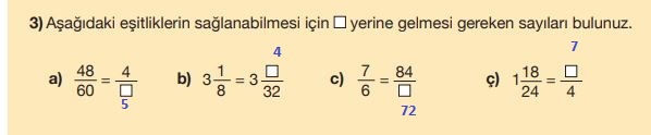 5. Sınıf Matematik Ders Kitabı 106. Sayfa Cevapları MEB
