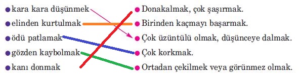 deyimler ve anlamları