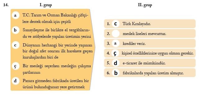 7. Sınıf Sosyal Bilgiler Ders Kitabı Ekoyay Yayınları 178. Sayfa