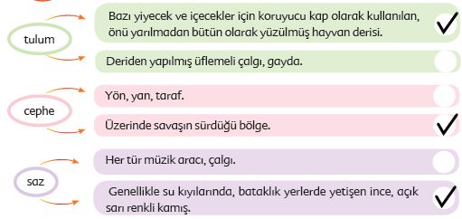 6. Sınıf Türkçe Ders Kitabı Ekoyay Yayınları 171. Sayfa Cevapları