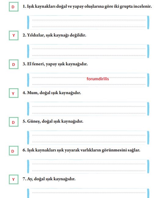 3. Sınıf Fen Bilimleri Tuna Yayınları Ders Kitabı Sayfa 118
