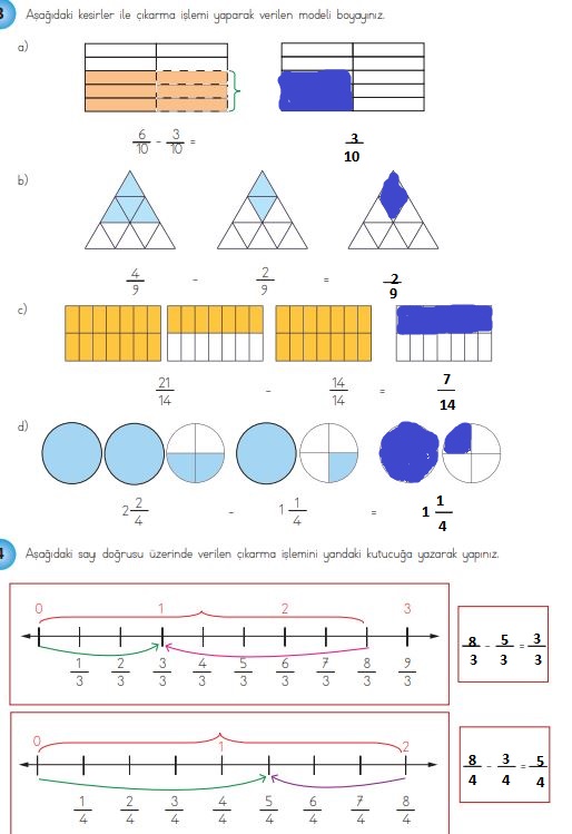 4. Sınıf Matematik Ders Kitabı 150. Sayfa Cevapları