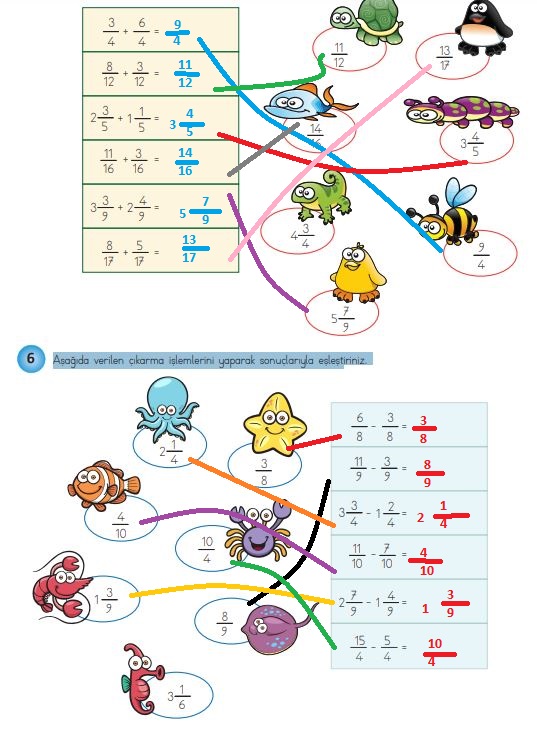 4. Sınıf Matematik Ders Kitabı 151. Sayfa Cevapları