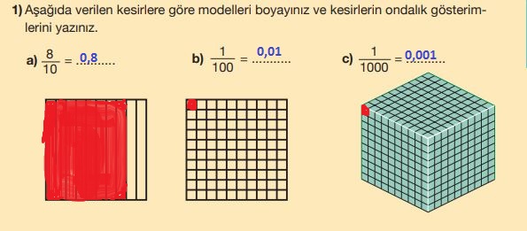 5. Sınıf Matematik Ders Kitabı 138. Sayfa Cevaplar