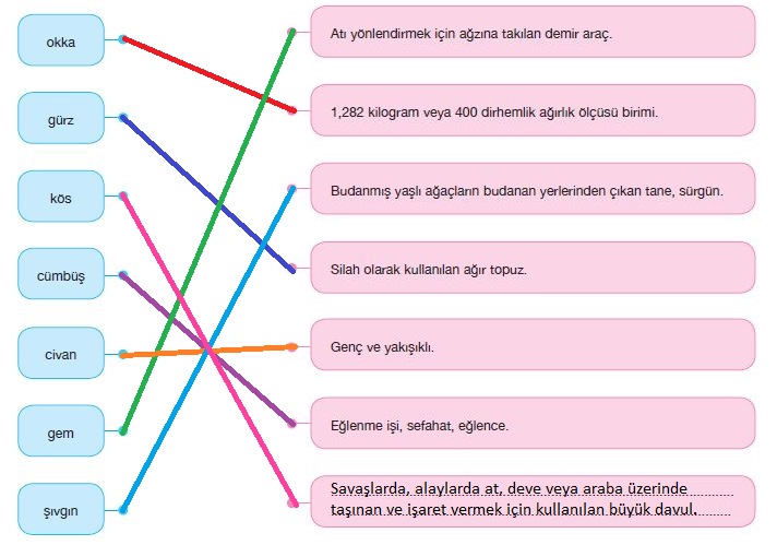 7. Sınıf Türkçe Ders Kitabı Özgün Yayınları 167. Sayfa