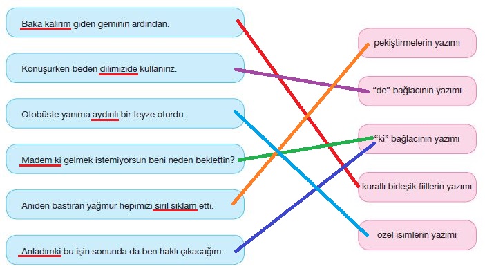 7. Sınıf Türkçe Ders Kitabı Özgün Yayınları 226. Sayfa Cevapları