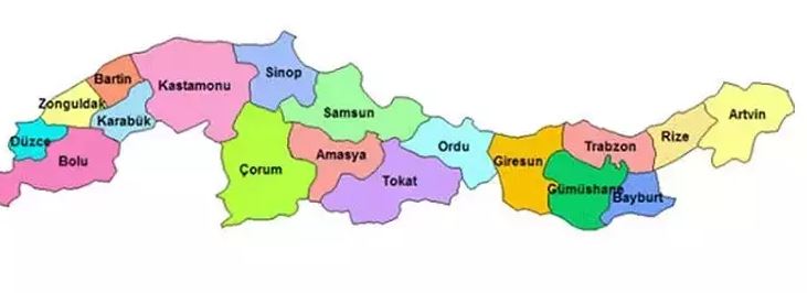 karadeniz bölgesinde yetişen tarım ürünleri