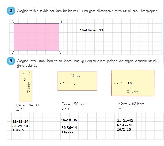 4sınıf matematik 241.sayfa cevapları meb yayınları