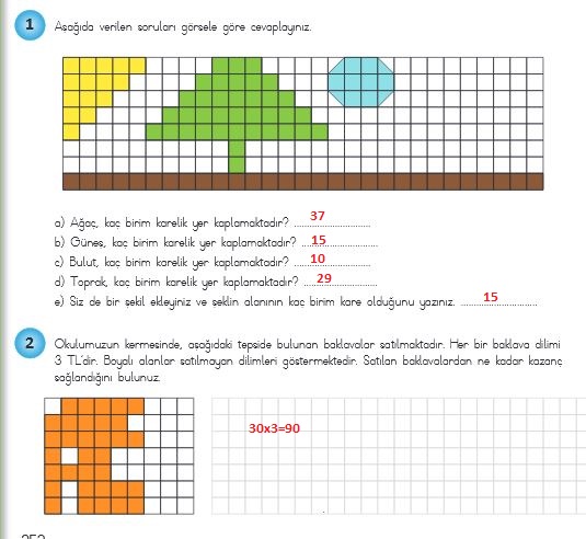 4.sınıf matematik 252.sayfa cevapları meb yayınları