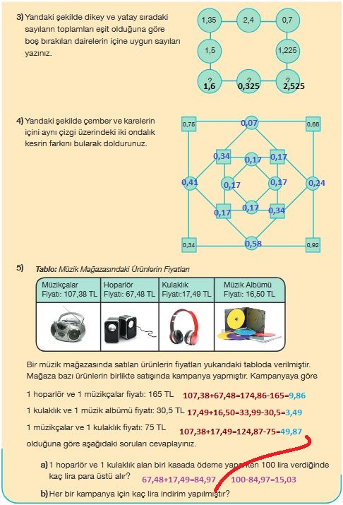 5.sınıf matematik 166.sayfa cevapları meb yayınları
