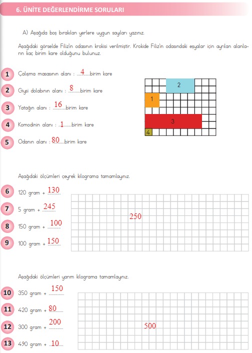 4.sınıf matematik 282.sayfa cevapları meb yayınları