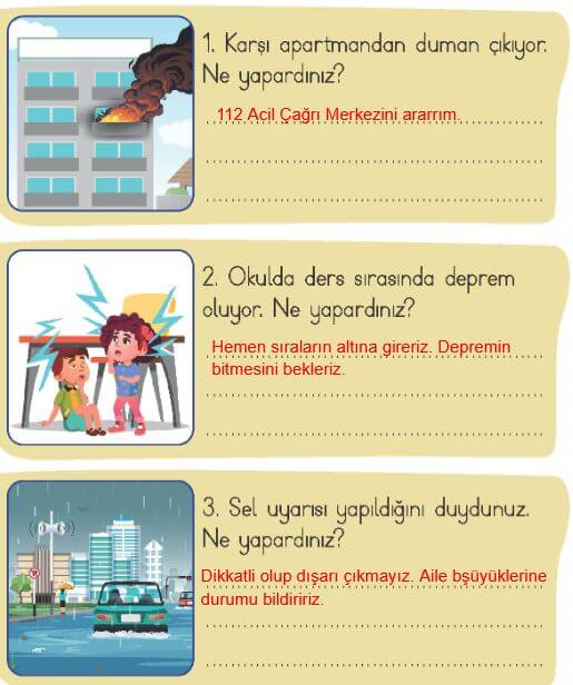 acil durumlarda yapılması gerekenler