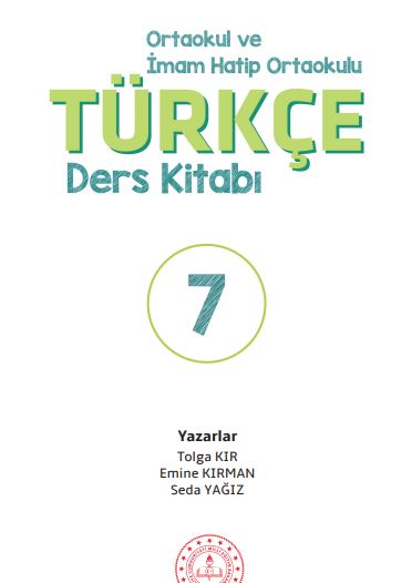 7. sınıf meb yayınları türkçe ders kitabı