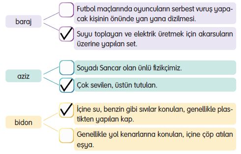 3. Sınıf Türkçe Ders Kitabı 84. Sayfa Cevapları