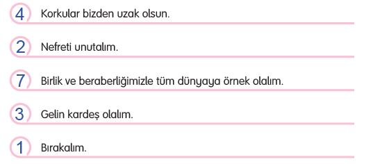 3. Sınıf Türkçe 35. Sayfa Cevapları