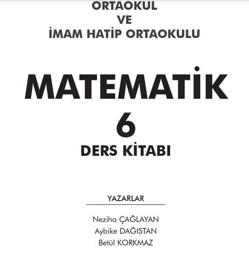 6. sınıf matematik ders kitabı meb yayınları