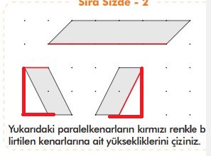 paralelkenar yükseklik