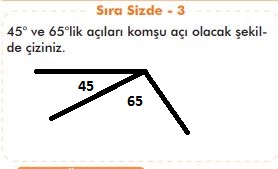 komşu açı çizimi