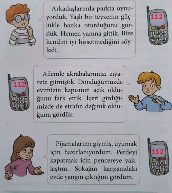 hayat bilgisi acil durum telefonları