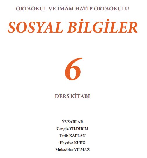 6. sınıf sosyal bilgiler ders kitabı meb yayınları