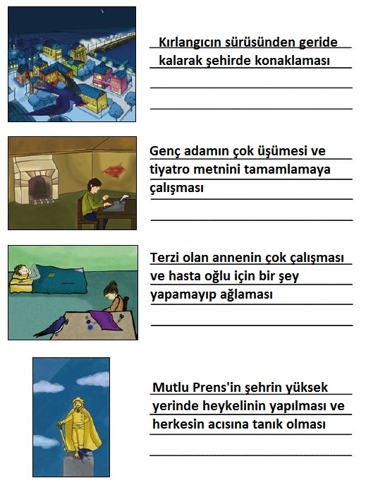Mutlu Prens Resimli