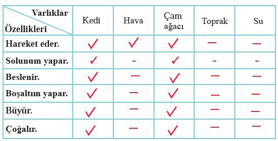 Canlı ve Cansız Varlıklar