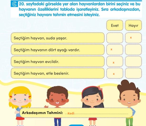 3. sınıf türkçe çalışma kitabı sayfa 21 cevapları