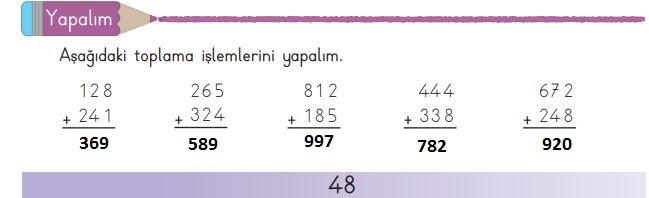 3. sınıf matematik 48. sayfa meb