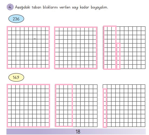 3. sınıf matematik sayfa 18 meb