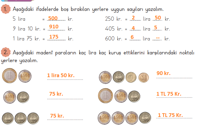 3. sınıf matematik sayfa 155