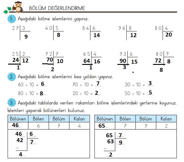 3. sınıf matematik sayfa 122 soru 3 cevapları