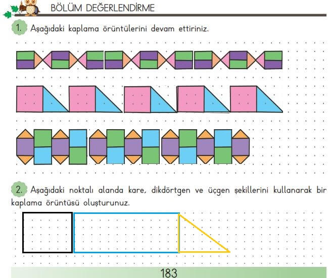3. Sınıf Matematik 183. Sayfa Cevapları Meb