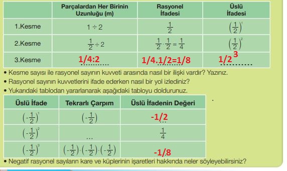 7. sınıf meb matematik 98. sayfa cevapları