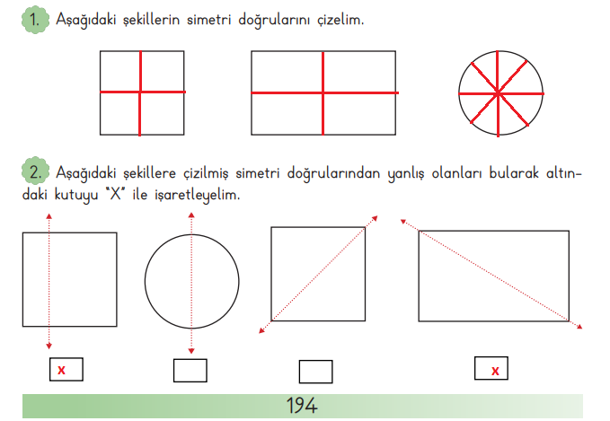 3. sınıf matematik sayfa 194