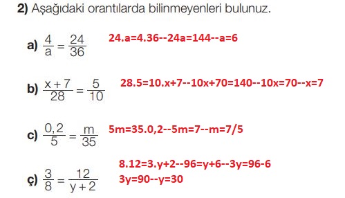 7. sınıf matematik 152. sayfa 2. soru cevapları