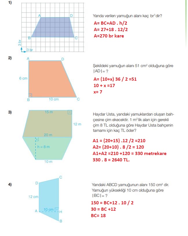 7. sınıf matematik 223. sayfa cevapları