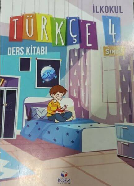4. Sınıf Türkçe Ders Kitabı Kapağı Koza Yayınevi