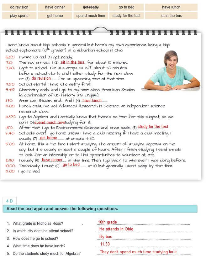 10. sınıf workbook sayfa 15 cevapları