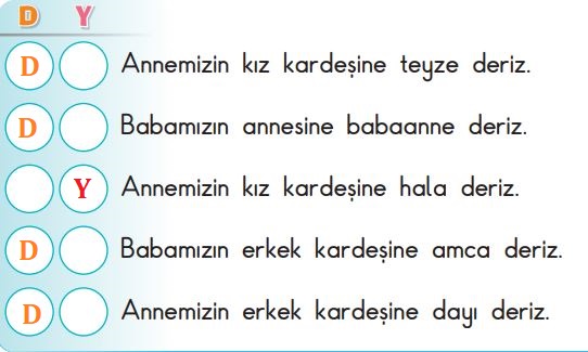 2. Sınıf Hayat Bilgisi Ders Kitabı Sayfa 64 Cevapları SDR Dikey 